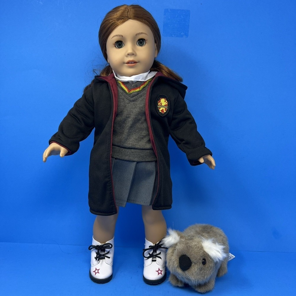 American Girl Doll Hogwarts Uniform Inspired Outfit‎ w Koala Bear Harry Potter